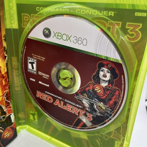 Command & Conquer: Red Alert 3 (Xbox 360, 2008) Complete w Manual - Tested - Picture 6 of 8